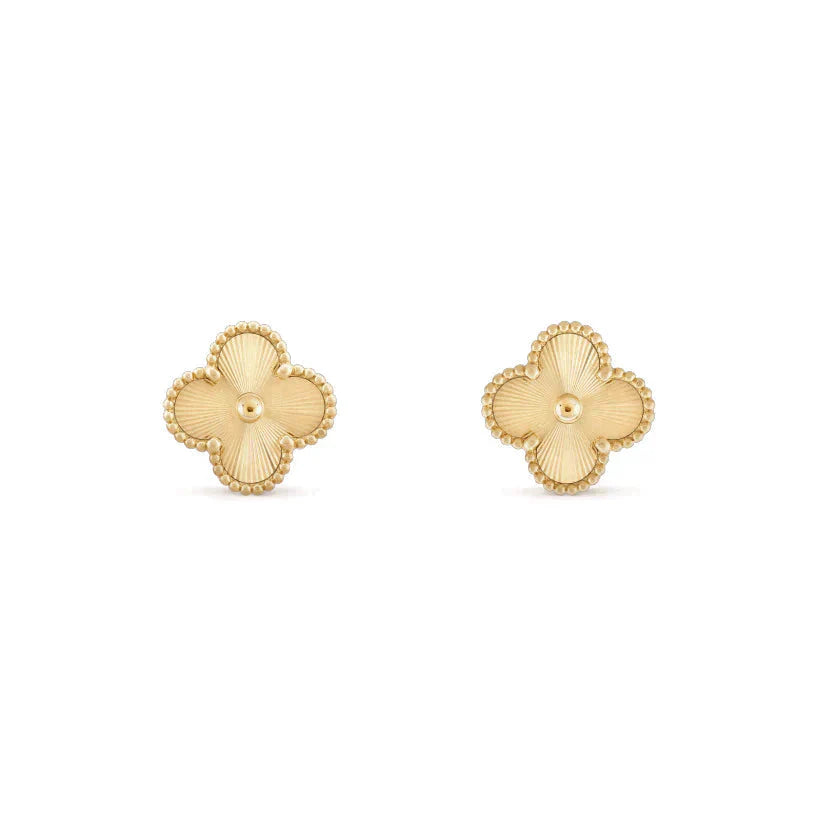 [Rosla]CLOVER MEDIUM 1 MOTIFS LASER EARRINGS